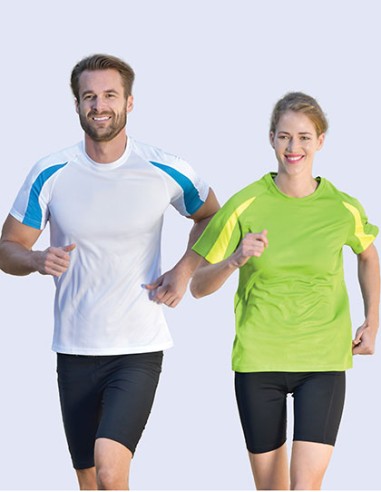 S-SW309-Unisex Contrast Sports T-Shirt